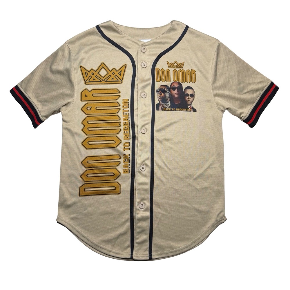 Don Omar Back to Reggaeton baseball jersey